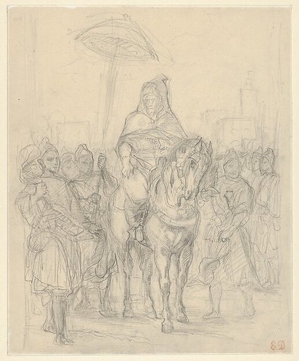 Study for "The Sultan of Morocco and His Entourage"