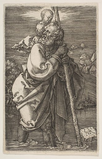 Saint Christopher Facing Left