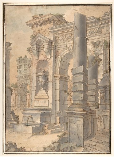 Design for a Painted Wall Decoration