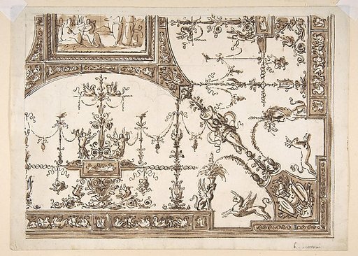 Ceiling Design with Grotesques