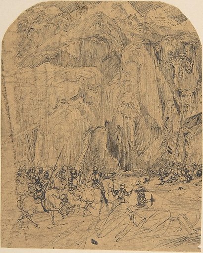 Warriors in a Mountain Pass