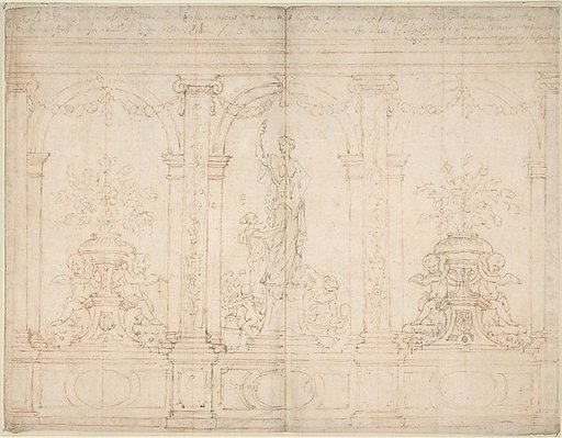 Wall Elevation with Three Arches