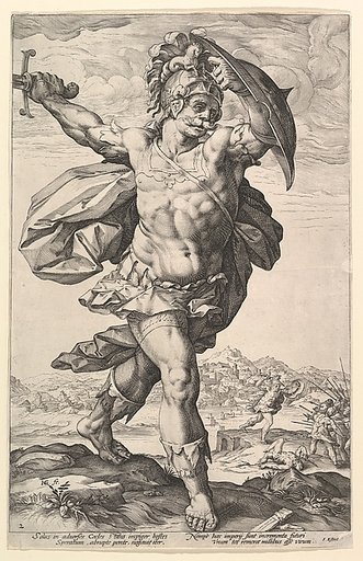 Horatius Cocles, from "The Roman Heroes"