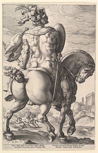 Titus Manlius Torquatus, from "The Roman Heroes"