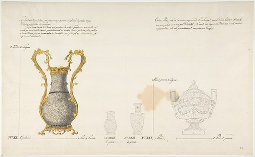 Design for Four Vases