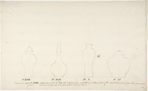 Design for Four Vases