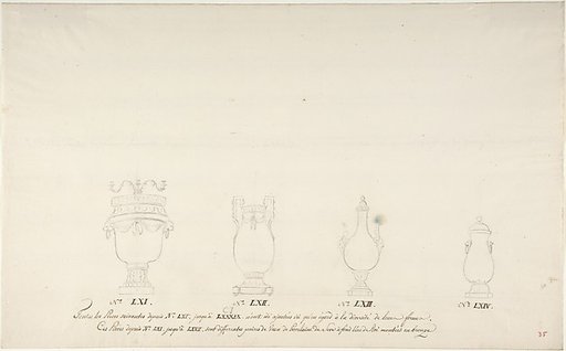 Design for Four Vases