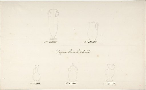 Design for Five Vases