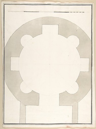 Unlabeled Plan of the Tempio della Speranza