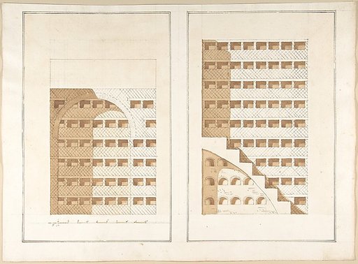 Two Sections of a Columbarium