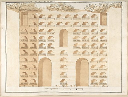 Elevation of a Columbarium