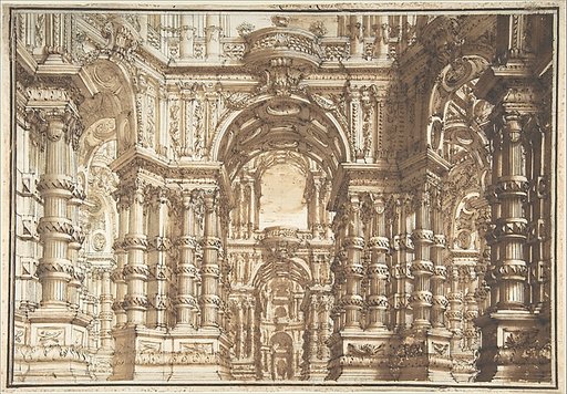 Drawing for an Opera Set