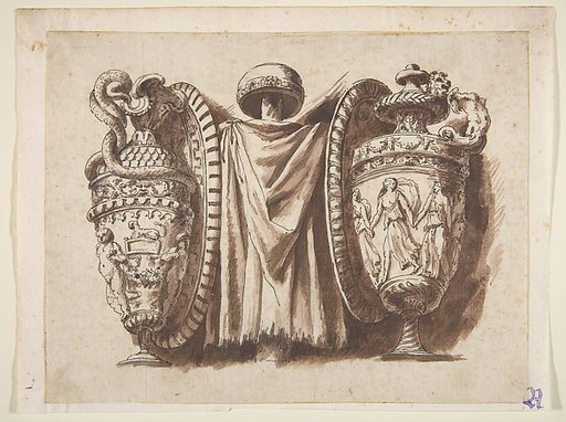 Trophy with Two Vases