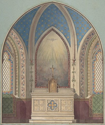 Design for Altar, Saint Clotilde