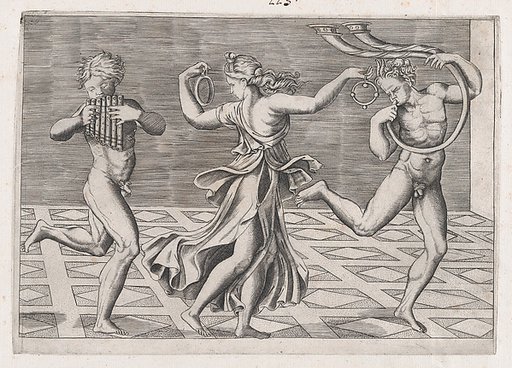 Dance of Fauns and Bacchants, from "Speculum Romanae Magnificentiae"