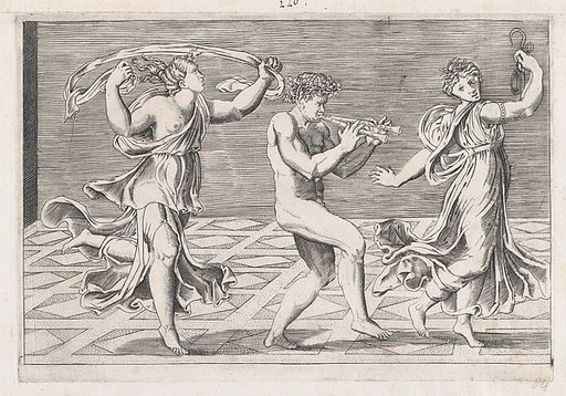 Dance of Fauns and Bacchants, from "Speculum Romanae Magnificentiae"