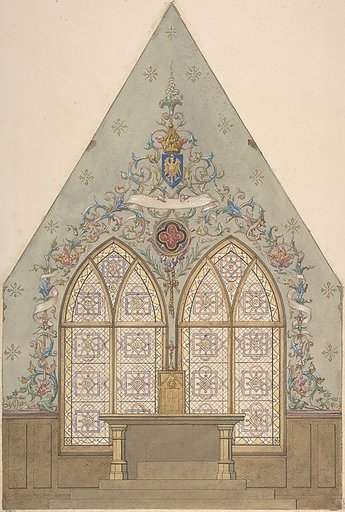 Design for Altar and Chapel, Farnborough