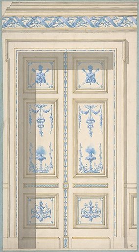 Design for Bedroom Doors, Hôtel de Jagan