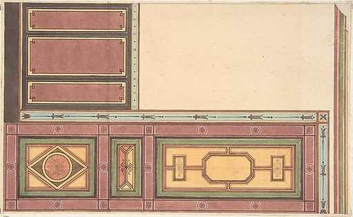 Pompeiian Design for Paneling
