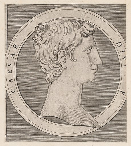 Octavian (Augustus), from The Twelve Caesars, from "Speculum Romanae Magnificentiae"
