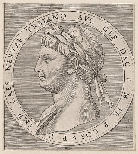 Nerva, from The Twelve Caesars, from "Speculum Romanae Magnificentiae"