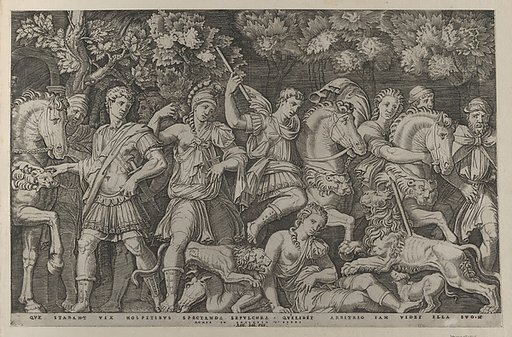 The Lion Hunt, from "Speculum Romanae Magnificentiae"