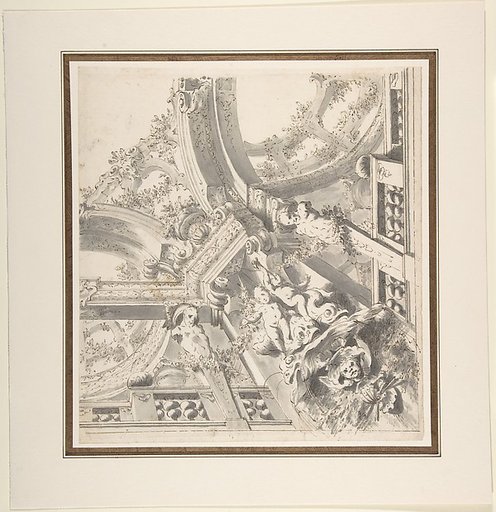 One Quarter Design for a Painted Ceiling