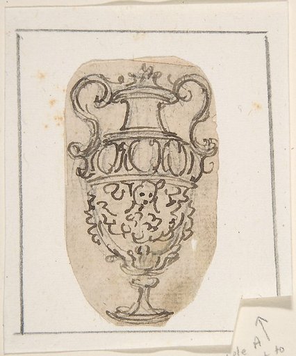 Outline of Design for a Vase with Two Handles
