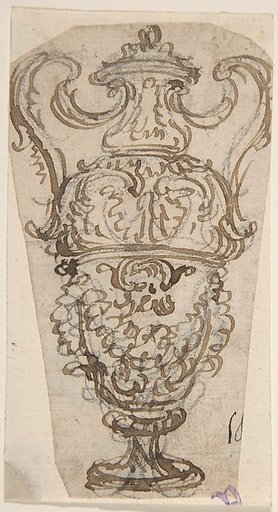 Outline of Design for a Two-Handled Vase