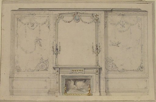 Design for Chimney Piece and Wall Decor