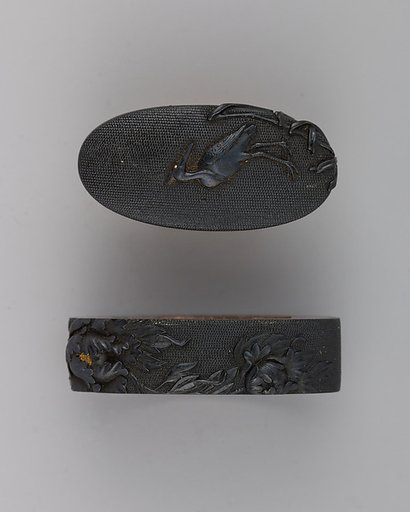 Sword-Hilt Collar and Pommel (Fuchigashira)