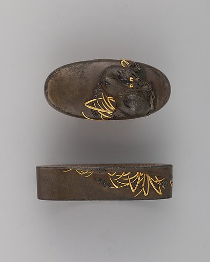 Sword-Hilt Collar and Pommel (Fuchigashira)