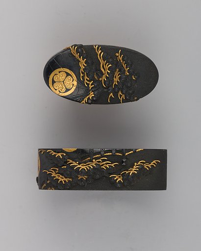 Sword-Hilt Collar and Pommel (Fuchigashira)