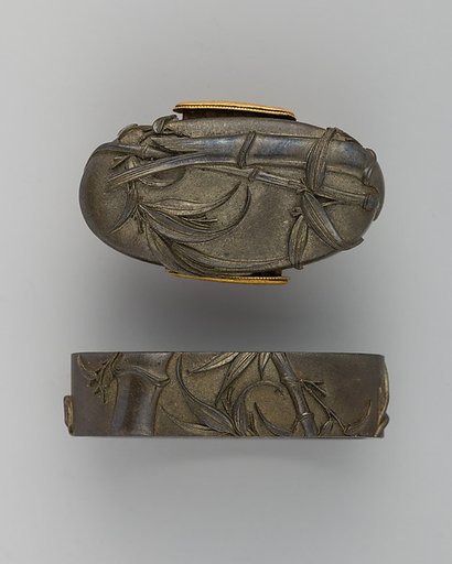 Sword-Hilt Collar and Pommel (Fuchigashira)