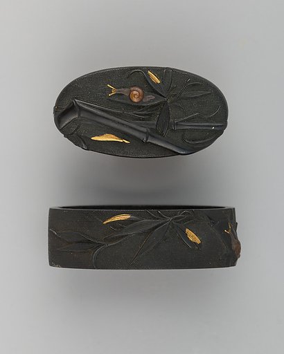 Sword-Hilt Collar and Pommel (Fuchigashira)