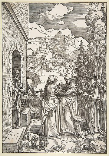 The Visitation, from "The Life of the Virgin"