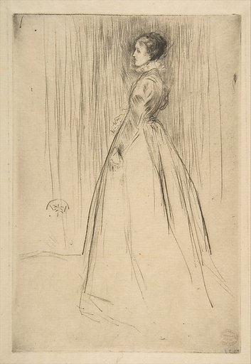 The Velvet Dress (Mrs. Leyland)
