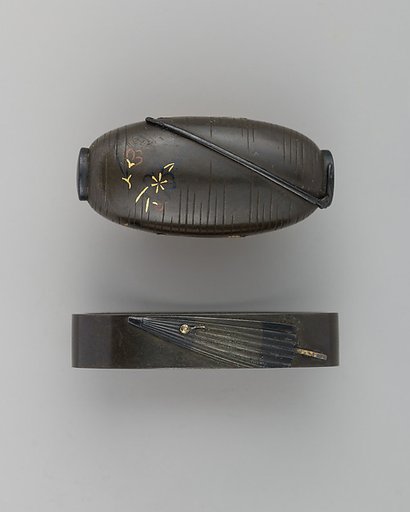 Sword-Hilt Collar and Pommel (Fuchigashira)