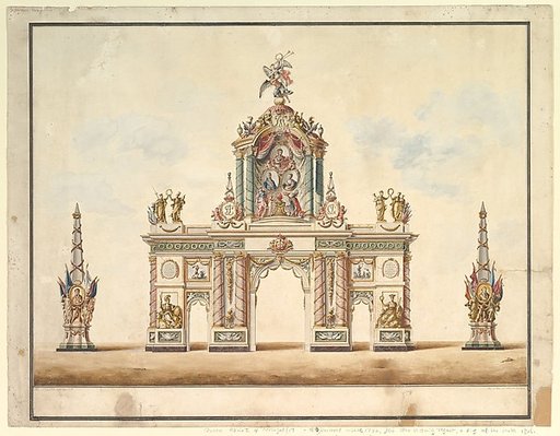 Triumphal Arch, April 1814