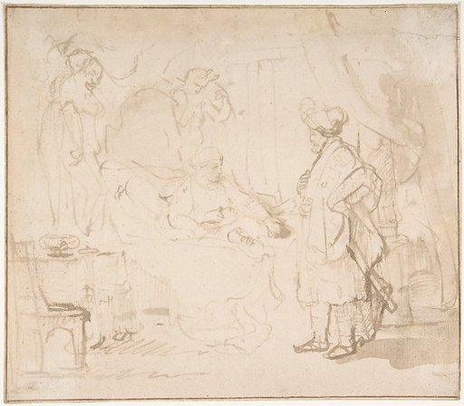 Potiphar's Wife Accusing Joseph Before her Husband