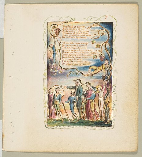 Songs of Innocence: The Ecchoing Green (second plate)