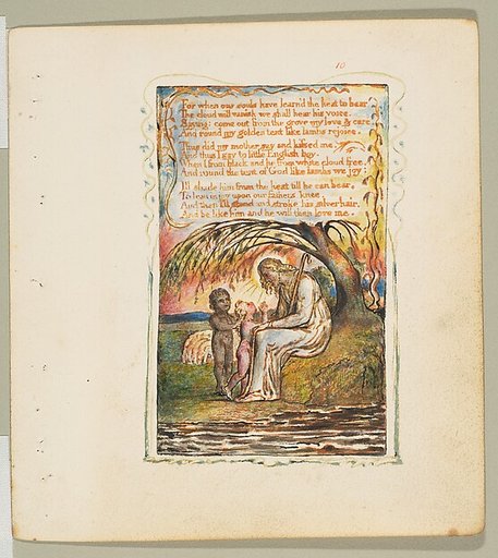 Songs of Innocence: The Little Black Boy (second plate)