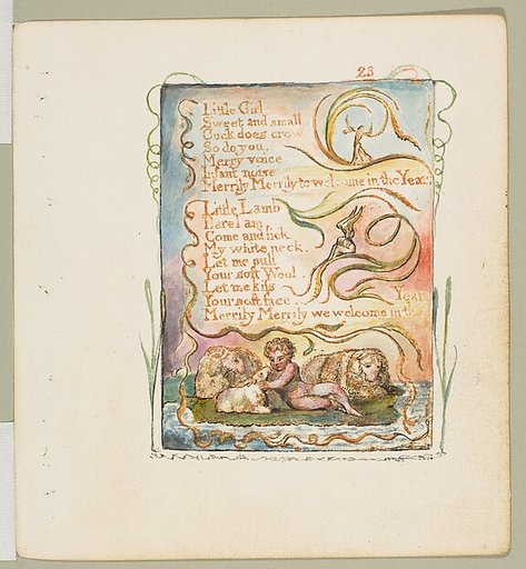 Songs of Innocence: Spring (second plate)