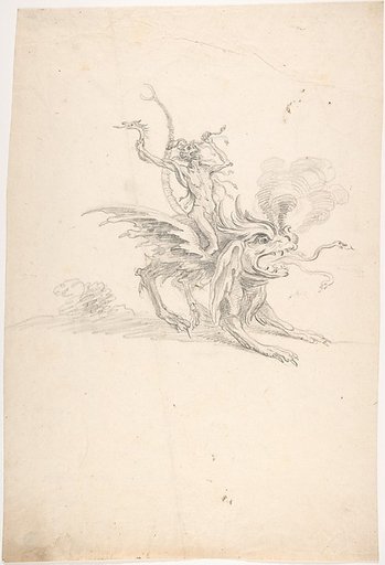 A Fury Riding on a Monster