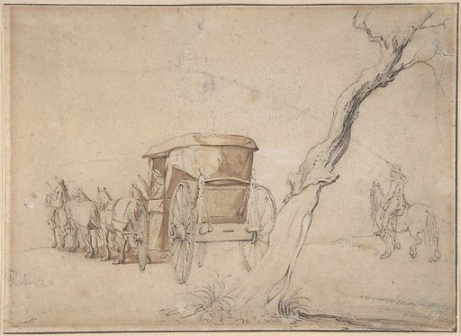 Carriage In A Landscape