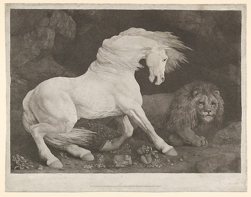 A Horse Affrighted at a Lion