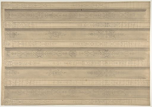 Design for Ceiling Decorations, Fontainebleau