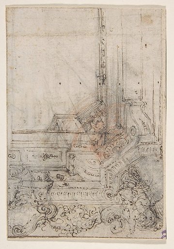 Design for the Corner of a Decorated Ceiling