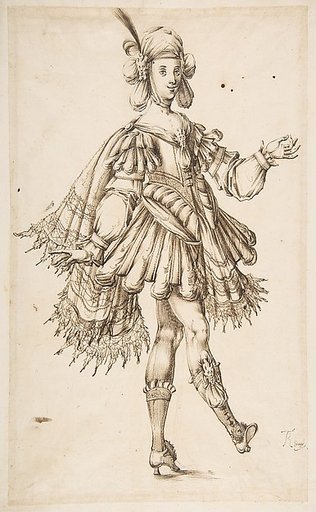 Male Figure in Ballet Costume