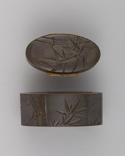 Sword-Hilt Collar and Pommel (Fuchigashira)